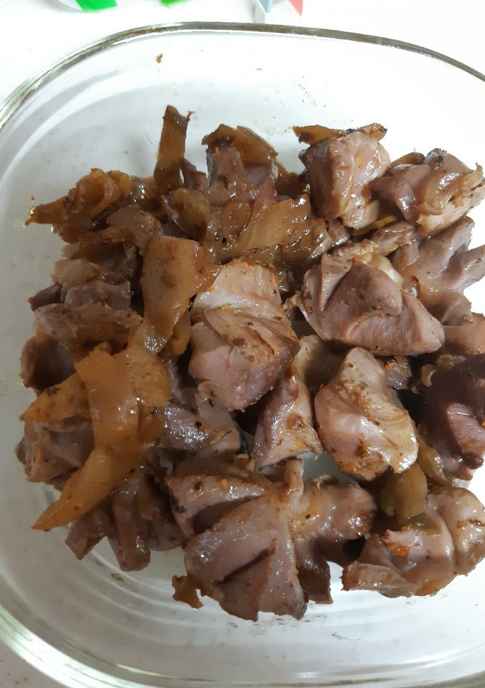 砂肝とザーサイのラー油炒め-レシピのメイン写真