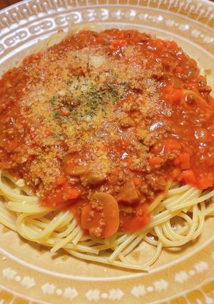 簡単☆ミートソースパスタ-レシピのメイン写真