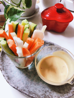 簡単でおいし〜い野菜ディップ-レシピのメイン写真