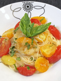 トマトの冷製パスタ-レシピのメイン写真