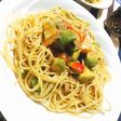 アボカドとツナとトマトの冷製パスタ