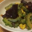 ゴーヤ♪カレー味卵炒め♪