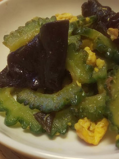 ゴーヤ♪カレー味卵炒め♪-レシピのメイン写真