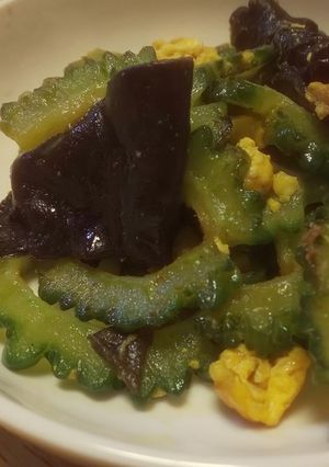 ゴーヤ♪カレー味卵炒め♪-レシピのメイン写真