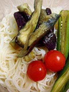 なすとオクラの絶品そうめん-レシピのメイン写真