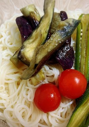 なすとオクラの絶品そうめん-レシピのメイン写真