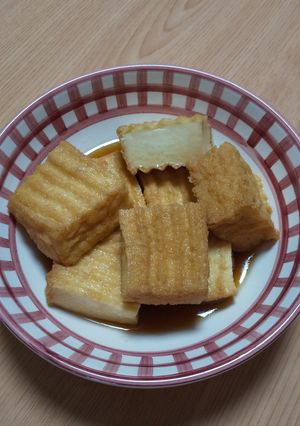 レンジで簡単！厚揚げの煮物-レシピのメイン写真
