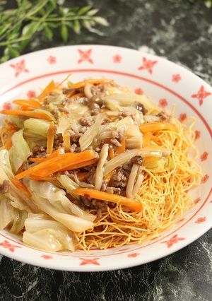 簡単！坦々麺餡☆かた焼そば-レシピのメイン写真