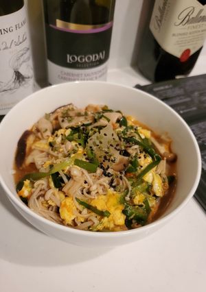 簡単旨辛ホルモンクッパ-レシピのメイン写真