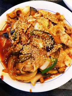 ナスと豚キムチ-レシピのメイン写真