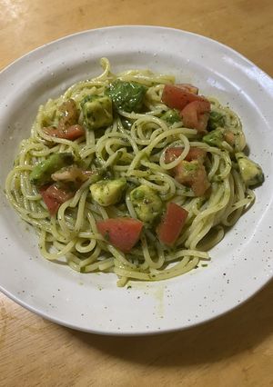 アボカドの冷製ジェノベーゼ-レシピのメイン写真