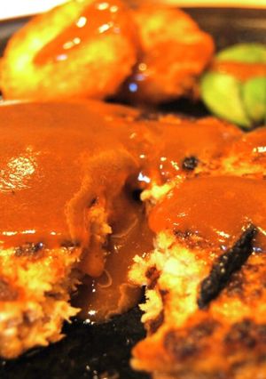 お豆腐たっぷりハンバーグ-レシピのメイン写真