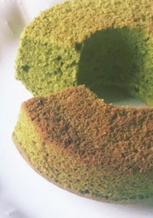 HMでふわふわ抹茶シフォンケーキ-レシピのメイン写真