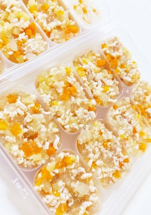 鶏ひき肉で肉じゃが 離乳食中期~-レシピのメイン写真