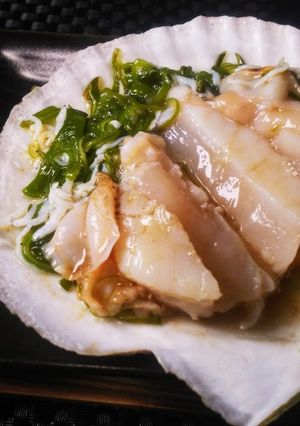 ホタテの酒蒸し居酒屋風-レシピのメイン写真