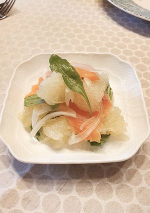 スモークサーモン&グレープフルーツサラダ-レシピのメイン写真