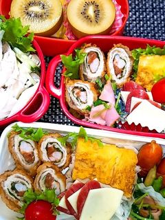 息子と娘のお弁当'20.8.26-レシピのメイン写真