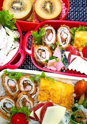 息子と娘のお弁当'20.8.26-レシピのメイン写真