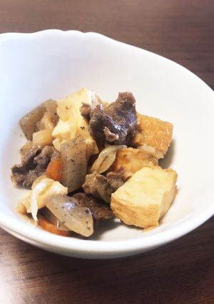 簡単レンジ調理のみ牛肉煮込み-レシピのメイン写真