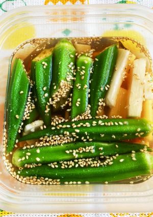 おくら長芋漬け-レシピのメイン写真