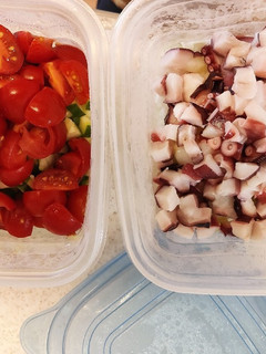 夏野菜とたこの冷製ピラフ-レシピのメイン写真