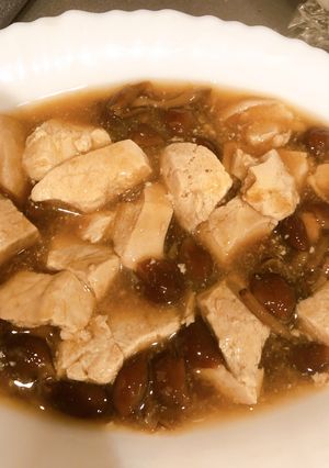 なめこと豆腐の煮もの-レシピのメイン写真