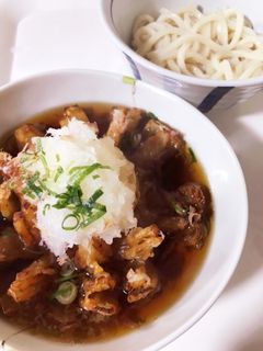 玉ねぎ丸ごと!つけうどん-レシピのメイン写真