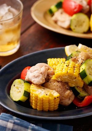 チキンと夏野菜のグリルサラダ-レシピのメイン写真