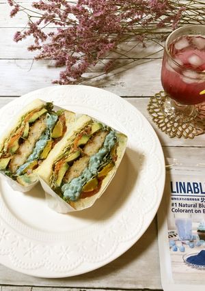 野菜たっぷり海老カツサンド-レシピのメイン写真