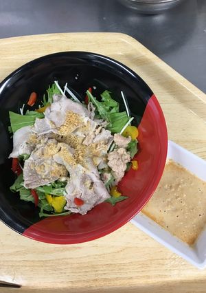 豚しゃぶサラダ　スパイシードレッシング-レシピのメイン写真