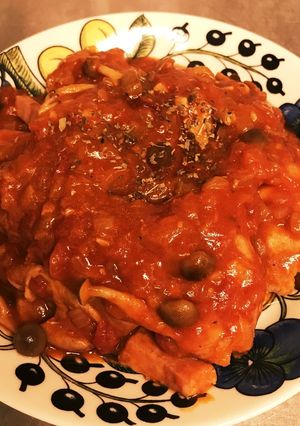 鶏もも肉のトマト煮込み-レシピのメイン写真