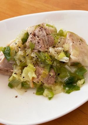 鳥モモねぎ生姜まみれ-レシピのメイン写真