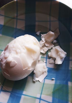 失敗したゆで玉子のむき方-レシピのメイン写真
