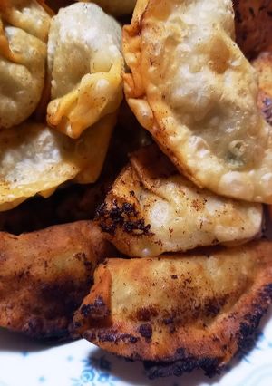 大葉とニラ…2種類の揚げ餃子-レシピのメイン写真
