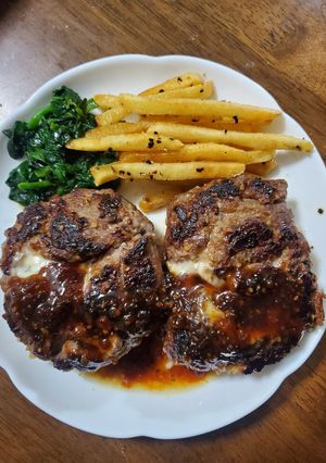 牛こま肉チーズinステーキ♪-レシピのメイン写真
