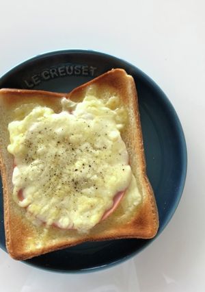 ハムチーズマヨトースト-レシピのメイン写真