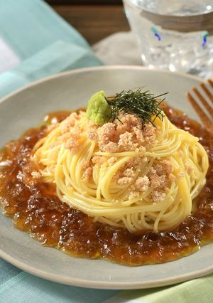 焼明太子とだしジュレの冷製パスタ-レシピのメイン写真
