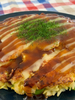 明太子・枝豆・チーズのお好み焼-レシピのメイン写真