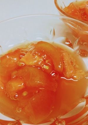 体のほてりを取る！トマトのはちみつマリネ-レシピのメイン写真