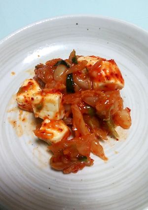 クリームチーズのキムチ和え-レシピのメイン写真