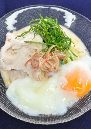 冷やしうどん 西京白みそ胡麻ダレ-レシピのメイン写真