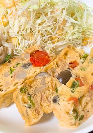 低糖質 おからケークサレ おかず蒸しパン-レシピのメイン写真
