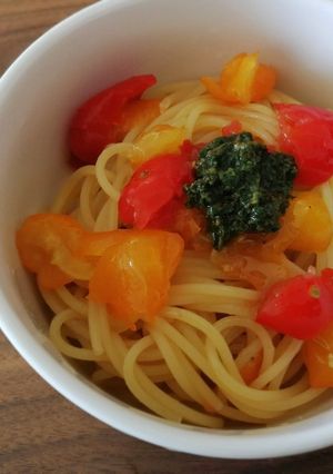 材料3つ!簡単トマト冷製パスタ-レシピのメイン写真