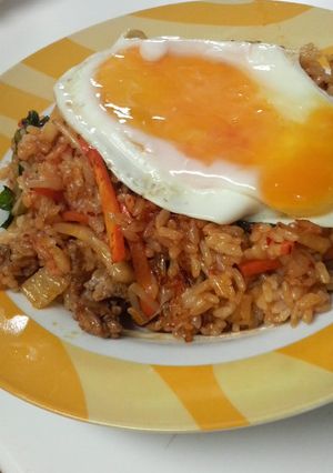 おこげが香ばしい♪ぴり辛ビビンバ炒飯♪-レシピのメイン写真
