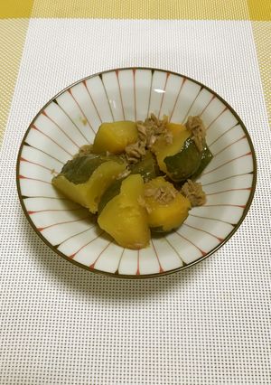 鹿ケ谷かぼちゃのツナ煮込み-レシピのメイン写真