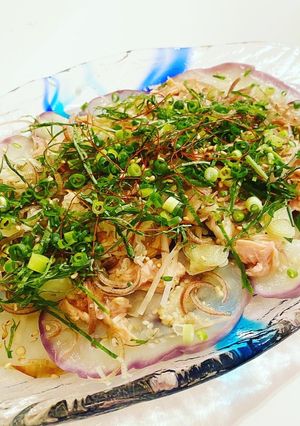 ゼブラナスとツナの薬味サラダ-レシピのメイン写真