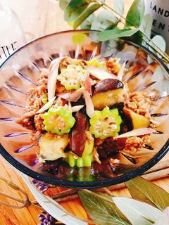 なすとおくらのみょうが味噌炒め-レシピのメイン写真