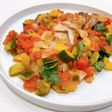 豚ロース肉葱塩麹マリネ焼き・ラタトゥイユ
