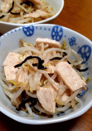 もやしとサラダチキンの和風サラダ-レシピのメイン写真