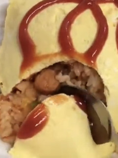 レンジで簡単!オムライス-レシピのメイン写真